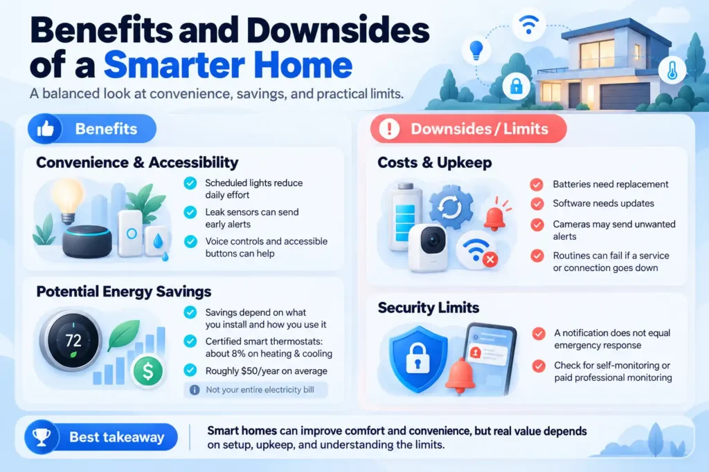 Benefits and Downsides of a Smarter Home