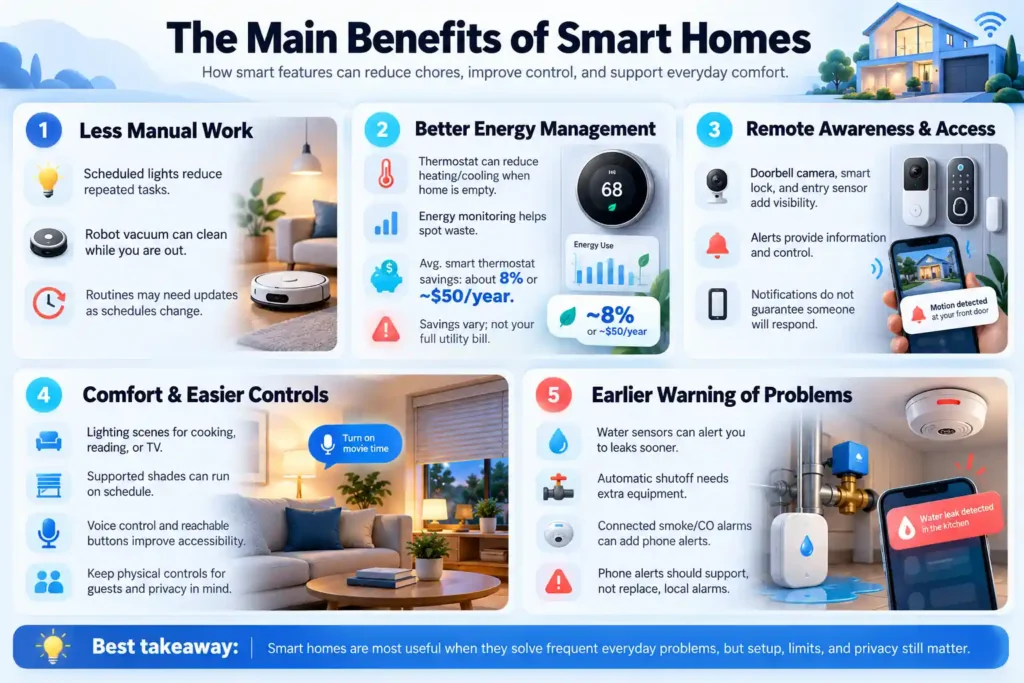 Main Benefits of Smart Homes