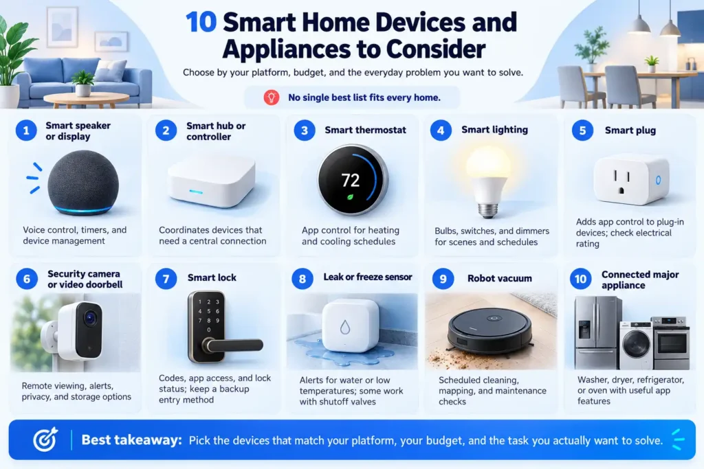 Smart Home Devices and Appliances